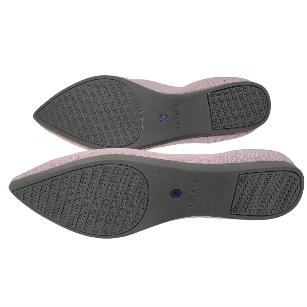 Rothy's | Women's The Pointe Light Blush Pink Ballet Flats (US Size 11) - Picture 10 of 10